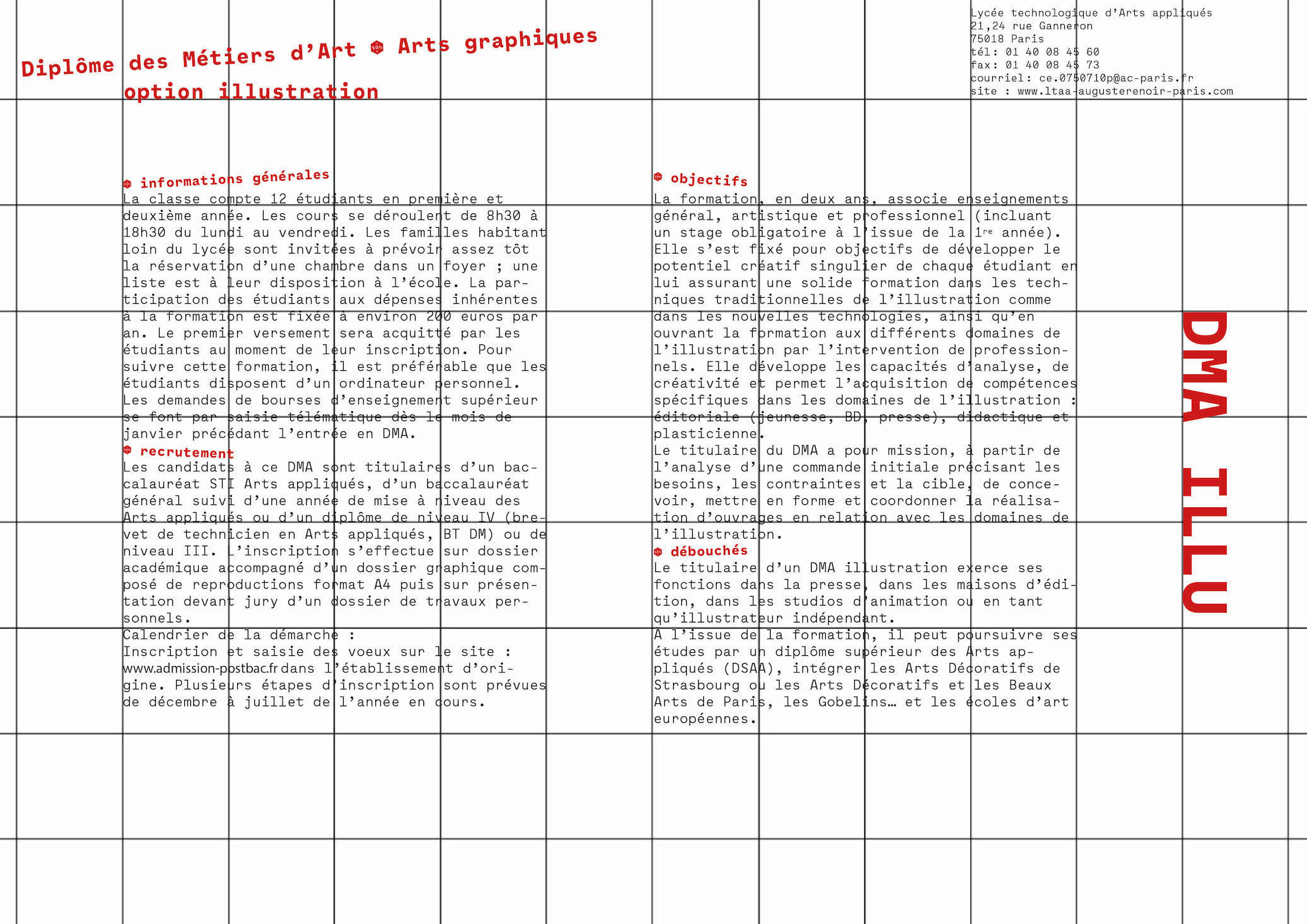 fiche de filières